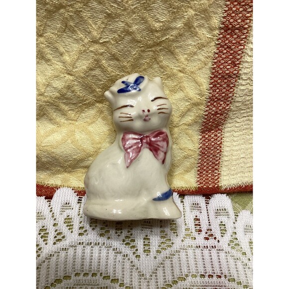 Vintage Shawnee Pottery Ceramic Puss N Boots Salt & Pepper Shaker Set 50s - Picture 5 of 7